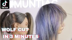 Medium Edgy Shag Haircuts, Diy Medium Haircut, Shattered Shag Haircut Diy, Unicorn Haircut Diy, Soft Mullet Haircut Tutorial, How To Give Yourself A Wolf Cut, Shag Hair Tutorial, Diy Wolf Cut Hair Tutorial, Wolf Cut At Home Tutorial