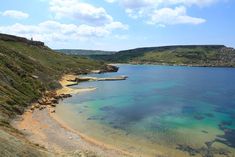 the water is crystal blue and clear at this beach