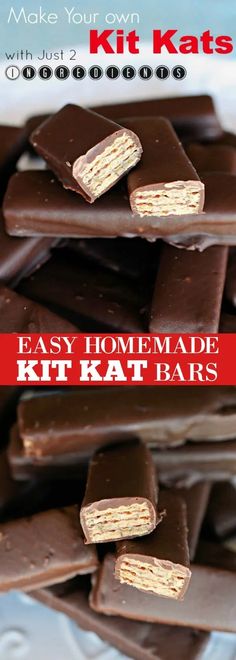 homemade kitkats made with easy homemade kitkat bars