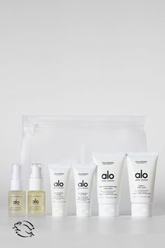 Experience a supernatural glow and get obsessed with the Alo Glow System Discovery Set, a travel-ready collection of 6 Glow System products. Treat face and body to antioxidant- and vitamin C-packed formulas powered by amla and nature’s most potent botanical ingredients, for smoother-, clearer-, brighter-looking skin that glows from the inside out. Pop this gift-worthy kit in your carry-on, throw it in your gym bag or keep it within reach for glowy, dewy radiance. Includes 6 Glow System products Skincare Supplements, Essential Oils Collection, Travel Skincare, Power Clean, Beauty Sets, Moisturizing Body Wash, Peppermint Essential Oil, Skincare Set, Facial Cleanser