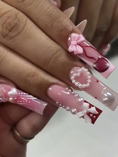 Different Nail Designs, Acrylic Nails Coffin Pink, Instagram Nails, Acrylic Nails Coffin, Acrylic Nail Designs, Coffin Nails, Nail Inspo, Acrylic Nails, Nail Designs