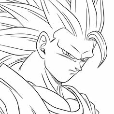 gohan from dragon ball coloring pages