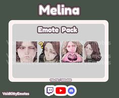 the game melina emote pack