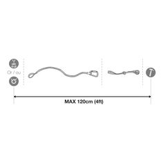 a diagram showing how to measure the length and width of a handbrake with measurements