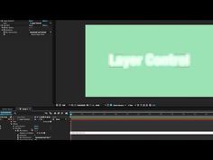 a computer screen with the words layer control in white and green letters on black background