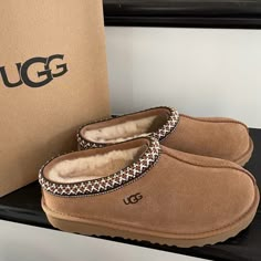 Questions? Leave A Comment Below! Cute Uggs, Girl Uggs, Girls Ugg Boots, Tasman Slippers, Embroidered Slippers, Kids Ugg Boots, Pretty Sneakers, Ugg Tasman Slippers, Black Ugg Boots