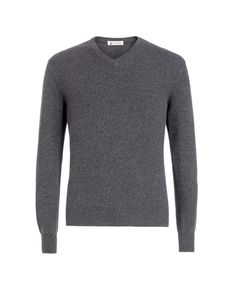 DESCRIPTIONThis V-neck men's sweater is crafted from plain knitted Kid Cashmere, an extremely fine and soft fibre, obtained exclusively from the undercoat of the Hircus goat kids. Its precious and exclusive yarn makes this garment the luxury version of an essential knitwear item.FABRICSThe Kid Cashmere yarn is obtained from the undercoat of Hircus goats kids. The natural molt allows to harvest this precious, exclusive and ultralight fibre without harming in any way the animals and the environmen Goat Kidding, Cashmere Yarn, Zig Zag Pattern, Men's Wardrobe, Vneck Sweater, Knitwear, Cashmere, Men Sweater, Yarn