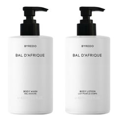 BYREDO D'AFRIQUEBODY WASH & LOTIONJUMBO SIZE BUNDLEVEGAN FORMULABRAND NEW FREE SHIPPING   BRAND NEW Byredo d'afrique jumbo size body wash & body lotion bundle. Byredo d'Afrique Body wash & body lotion set Jumbo size - 450ml each Scent - floral notes of African marigold, violet, bergamot, Moroccan cedar wood, vetiver Vegan formula Brand new, no box Thanks for viewing and happy bidding! African Marigold, Bath And Body Works Perfume, Cedar Wood, Shampoo Conditioner, Skin Care Moisturizer, Floral Notes, Shampoo And Conditioner, Body Works, Bath And Body Works