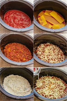 the steps to make lasagna casserole in an instant pot