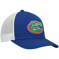 Add a perfect finish to any look with this Florida Gators Trucker snapback hat. This Top of the World hat features striking raised graphics to make any fandom stand out. The snapback design and mesh panels provide a perfect fit for all-day comfort with this Florida Gators cap. Brand: Top of the World Curved bill Embroidered graphics with raised details Four mesh mid and rear panels Imported Material: 100% Cotton  Material I; 100% Polyester  Material II Mid Crown Officially licensed One size fits Collegiate Snapback Hat With Flat Brim For Fans, Collegiate Snapback Hat With Flat Brim, Collegiate Adjustable Snapback Trucker Hat, Snapback Hats For Baseball Season Fan Merchandise, Collegiate Fan Merchandise Snapback Hats, Collegiate Style Snapback Hat With Flat Brim For Fans, Flat Bill Trucker Hat For Fans, Baseball Season Fan Merchandise Snapback Hat, Sports Fan Snapback Baseball Cap For Fan Merchandise