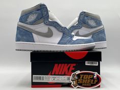 Elevate your sneaker game with the authentic Air Jordan 1 High Hyper Royal 2021 in size 8.5. This rare and retro sneaker boasts a classic blue colorway and is perfect for any fashion-forward male athlete. Crafted by Jordan Brand with premium materials, this sneaker features a sleek design that is both comfortable and stylish. The Air Jordan 1 High Hyper Royal 2021 is a must-have addition to any sneaker collection and is perfect for casual wear or a day at the gym. Get your hands on this limited edition release today and make a bold statement with every step you take. 100% Authentic Need more pics just ask Any questions just ask New Size: 8.5 If the pictures show box, box is included 100% legit check feedback and other items Jordan 1 High Hyper Royal, Legit Check, Sneaker Games, Retro Sneakers, Air Jordan 1 High, Athletic Men, Jordan 1 High, University Blue, Jordan 1 Retro High