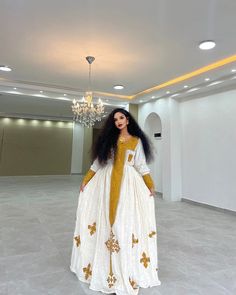 Exquisite Ethiopian Traditional Dress Golden Design Habesha Dress Cult – TheEthiopianStore Habesha Kemis Ethiopian Dress, Outfits For Different Occasions, Ethiopian Dresses, Ethiopian Clothing, Habesha Dress, Ethiopian Traditional Dress, Ethiopian Dress, Habesha Kemis, Group Outfits