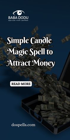 Want to attract money effortlessly? Baba dodu shares a simple yet powerful candle magic spell to boost wealth and abundance in your life. All you need are a few tools and positive intent. Start your journey to financial prosperity today! Click to learn the steps.
#CandleMagic #MoneySpell #AbundanceManifestation #WealthSpell #WitchcraftForBeginners