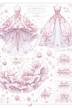 the paper doll is designed to look like a wedding dress