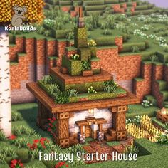 an image of a fantasy house in minecraft