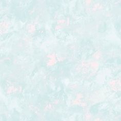 a blue and pink wallpaper with small flowers on the left side, in an abstract pattern