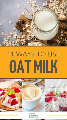 oatmeal and milk are the best ways to use them in this recipe