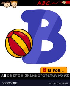 the letter b is for ball