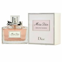 Miss Dior Absolutely Blooming by Christian Dior Size: 3.4 Oz / 100ml Spray Eau de Parfum For Women UPC: 3348901300049 BRAND NEW 100% AUTHENTIC WITH 30 DAYS RETURN. Miss Dior Absolutely Blooming, Dior Absolutely Blooming, Absolutely Blooming, Dior Fragrance, Miss Dior Blooming Bouquet, Perfume Store, Floral Texture, Best Mothers Day Gifts, Perfume And Cologne