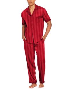 PRICES MAY VARY. 💎Material: The satin pajamas are made of super soft and cozy fabric, and it makes you comfortable in the lounge and sleeping time,ultra-smooth against the skin so you can enjoy superior comfort. 💎Cozy Sleepwear: Two Piece Pajama Set features classic sleepwear style. Short sleeve sleepwear top and Long Pants. Mens 2 piece pajama set crafted with contrast piping, left chest pockets, notch collar, the exquisite design makes you relaxing as comfortable as possible. 💎Short Sleeve Silk Pajamas Set, Satin Pajamas Set, Silk Pjs, Cozy Sleepwear, Silk Pajama Set, Cozy Fabric, Soft Pajamas, Satin Pyjama Set, Satin Pajamas