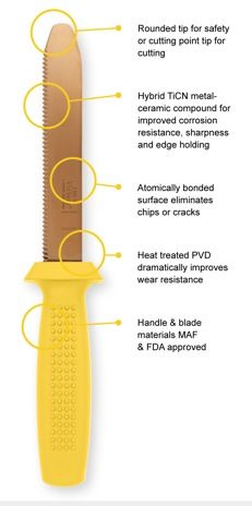 a yellow comb with instructions on how to use it