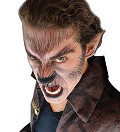 Cinema Secrets Woochie Complete FX Makeup Kits - Professional Quality Halloween Costume Makeup - Werewolf Best Halloween Costumes & Dresses USA Wolf Makeup Man, Wolf Costume Makeup, Werewolf Face Paint, Werewolf Makeup, Wolf Halloween Costume, Wolf Makeup, Werewolf Costume, Room Parent, Medieval Collectibles