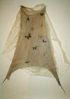 LOUISE RICHARDSON Butterfly Fashion Design, Ethereal Dresses, Mixed Media Dress, Butterfly Fashion, Grunge Fairy, Fairy Grunge, Mode Inspiration