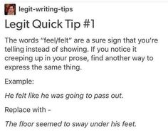 a tweet with the words legit quick tip 1