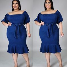 Stretch Denim Dress Short Sleeves Flare Bottom Self Tie Clasp Zipper Closure 75% Cotton 23% Polyester 2% Spandex Stretch Blue Denim Knee-length Dress, Blue Stretch Denim Knee-length Dress, Blue Bodycon Denim Dress For Spring, Elegant Blue Knee-length Denim Dress, Denim Dress Short, Pink Floral Sundress, Gray Lace Dress, Split Long Dress, Umgee Dress