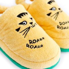 MILK&MOO KIDS SLIPPERS: Milk&Moo kids slippers are made of 100% Turkish cotton. HOUSE SLIPPERS FOR KIDS: These house slippers designed for kids aged 5-6 with shoe sizes EU 29-30, US 12C, 12.5C. They are made of %100 cotton and features a smooth inner sponge to be super soft against your child's skin. They do not feature any additional fabric on the inside to keep feet cooler, breathable and feel more lightweight. EASY TO SLIDE ON: They’re strategically designed with stretchable slingbacks for a relaxed and secure fit. They allow the feet to move and grow without being constricting. Moreover, they provide enough air while adding some warmth without overheating to make slippers always stay fresh. They can be put in the washing machine. High quality certified cotton holds up very well even af Playful Non-slip Closed Toe Slippers, Yellow Non-slip Slippers With Round Toe, Yellow Non-slip Round Toe Slippers, Comfortable Yellow Non-slip Slippers, Comfortable Non-slip Yellow Slippers, Comfortable Yellow Closed Toe Slippers, Fun Slippers With Soft Sole And Round Toe, Yellow Round Toe Indoor Slippers, Playful Non-slip Slippers For Playtime