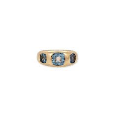 Details Original price $7,250.00 14k yellow gold pave diamond border 3 blue coated topaz ring Handmade in USA Size 7.75 Luxury Yellow Gold Topaz Ring With Diamond Accents, 14k Gold Blue Rings With Single Cut Diamonds, Luxury Blue Topaz Ring With Rose Cut Diamonds, Classic Yellow Gold Topaz Ring With Multi-stone, Luxury Multi-stone Topaz Ring In 14k Gold, Fine Jewelry Yellow Gold Multi-stone Topaz Ring, Fine Jewelry Yellow Gold Topaz Ring With Diamond Accents, Luxury Blue Topaz Rings With Rose Cut Diamonds, Luxury Yellow Gold Topaz Ring With Rose Cut Diamonds