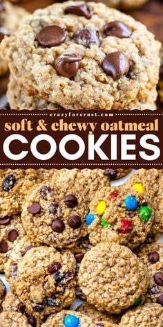 Indulge in easy delicious desserts with these Soft and Chewy Oatmeal Cookies. Enjoy them plain or mix it up with chocolate chips, nuts, raisins, or candy. Simple to bake, endlessly versatile, and always a crowd-pleaser!