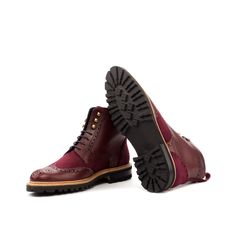 Jayanta Ladies Military Brogue boots - Q by QS Fall Wingtip Chukka Boots With Brogue Detailing, Classic Burgundy Ankle Boots, Ankle Lace-up Boots With Brogue Detailing For Derby, Burgundy Round Toe Formal Boots, Formal Burgundy Boots With Round Toe, Wingtip Chukka Boots With Brogue Detailing For Derby, Wingtip Brogue Chukka Boots For Derby, Burgundy Leather Boots Plain Toe, Burgundy Plain Toe Leather Boots