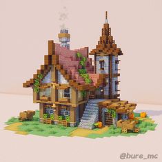 a small house made out of lego blocks