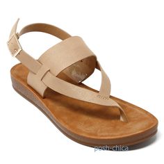 Single Band Thong Sling Back Sandals. Comfy Rubber Sole Man Made Material Heel Height: 0.75 In. Platform Height: 0.5 In. Fitting Suggestion: Recommend Half Size Bigger If You Have Wider Foot Or Want More Room. Sandals Comfy, Sling Back Sandals, Sling Back, Slipper Shoes, Flat Sandals, Women's Shoes Sandals, Shoes Sandals, Heel Height, Slippers