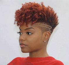 Short Afro Hairstyle, Disconnected Haircut, Short Natural Curly Hair