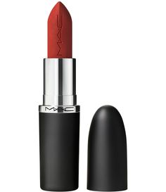 MAC's iconic lipstick has been maxed out to give lips more with a silky-matte finish and good-for-lips formula that looks richer&#x2C; feels better and lasts longer. Get more color with full-coverage&#x2C; pigment-rich payoff in MAC's widest range of artist-approved shades. Get more comfort with a creamy blend of coconut oil&#x2C; shea butter and cocoa butter that conditions and nourishes lips. Get more care with instant and e Mac Kinda Lipstick, Mac Blankety Lipstick, Mac Sweet Deal Lipstick, Mac Devoted To Chili Lipstick, Mac Relentlessly Red Lipstick, Red Lipstick Matte, How To Look Rich, Matte Red, Glamorous Style