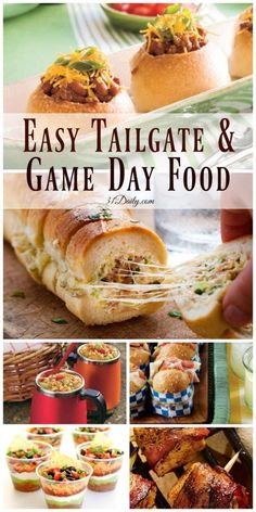 easy tailgate and game day food