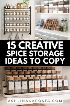 the top five spice storage ideas to copy