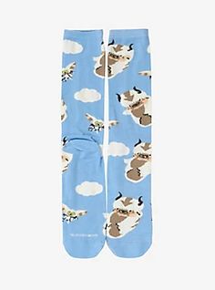 Disney The Nightmare Before Christmas Jack Skellington Floral Crew Socks - BoxLunch Exclusive Appa And Momo, Avatar The Last Airbender Appa, Blue Sky Background, Sky Background, Avatar The Last Airbender, The Last Airbender, Crew Socks, Blue Sky, Avatar