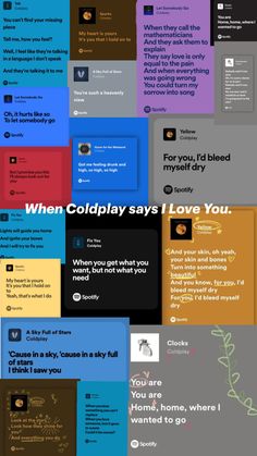 Coldplay Sparks, Missing Home, My Heart Is Yours, Sky Full Of Stars, Don't Speak, Coldplay, Hold On, How Are You Feeling, Finding Yourself