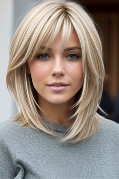 29+ Shag Haircuts Blonde 14 Short Hairstyles For Long Faces, Hairstyles For Long Faces, Retro Curls, Haircuts Blonde, Haircuts For Medium Length Hair, Layered Haircuts For Medium Hair, Shag Haircuts