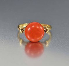 Antique Edwardian 18 Coral Jewelry Set, Antique Rings Vintage, Antique Jewellery Online, Vintage Jewelry Antique, Edwardian Ring, Green Tourmaline Ring, Edwardian Jewelry, Gold Pendant Jewelry, Wedding Rings Solitaire