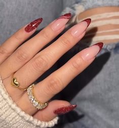 Winter Nail Colors, Christmas Nails 2023, 2023 Nail, Nail Designs Pictures, Nail Colors Winter, Cute Christmas Nails, Basic Nails, Christmas Nails Acrylic, Nails For Kids