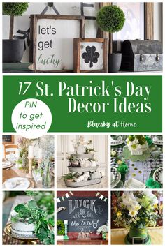 st patrick's day decor ideas pin to get inspired