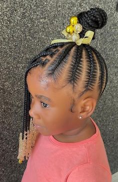 30 Easy and Adorable Back to School Hairstyles For Kids - I Wear African Marketplace Little Black Girls Hairstyle Ideas, Kid Girl Hairstyles Black, Simple Girl Hairstyles Kids Black, Cute Little Black Girls Hairstyles Easy, Back To School Hairstyles For Kids Black, Toddler Graduation Hairstyles, Black Girls Hairstyles For Toddlers, Black Lil Girl Hairstyles, Kids Braided Hairstyles Natural Hair Without Beads