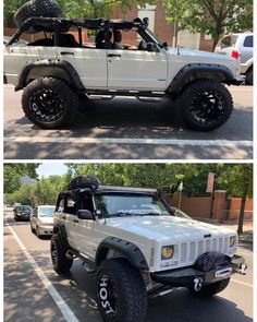 two pictures of the same vehicle in different positions