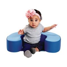 Encourage little ones to sit up with confidence This Nature Sit Me Up by Environments in a soothing blue color helps stabilize your infant s back sides and legs while they learn to sit upright Exclusive to Discount School Supply Recommended for ages 6 months and up SOFT AND SECURE The U shaped design has a wide sturdy base and a firm comfortable surface to rest on allowing little ones to practice sitting up and building muscle controlSUPPORTIVE High back and rounded arms provide extra support th Cleaning With Bleach, School Supply Store, Home Daycare, Water Solutions, Building Muscle, School Supply, Soft Play, Smart Kids, Cleaning Materials