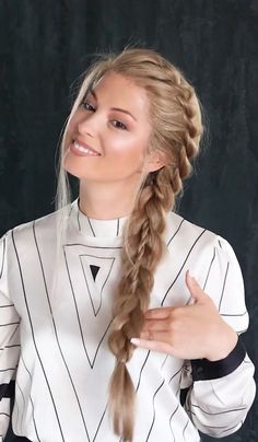 Frozen Elsa Braid Hairstyle! | hairstyle | Frozen Elsa Braid Hairstyle! | By Another Day Another Braid Elsa Hairstyle, Frozen Hairstyles, Another Braid, Elsa Braid, Princess Braid, Braids Long, Elsa Hair, Fun Hairstyles, Frozen Hair