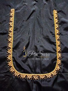 Neck Designs For Blouse Aari Work, Black Blouse Aari Work Design, Aari Borders Design, Aari Work Blouse Back Neck Design, Blouse Hand Work Designs Simple, Aari Back Neck Designs For Blouses, Simple Bead Work Blouse, Aari Simple Blouse Design 1000, Arri Work Blouse Designs